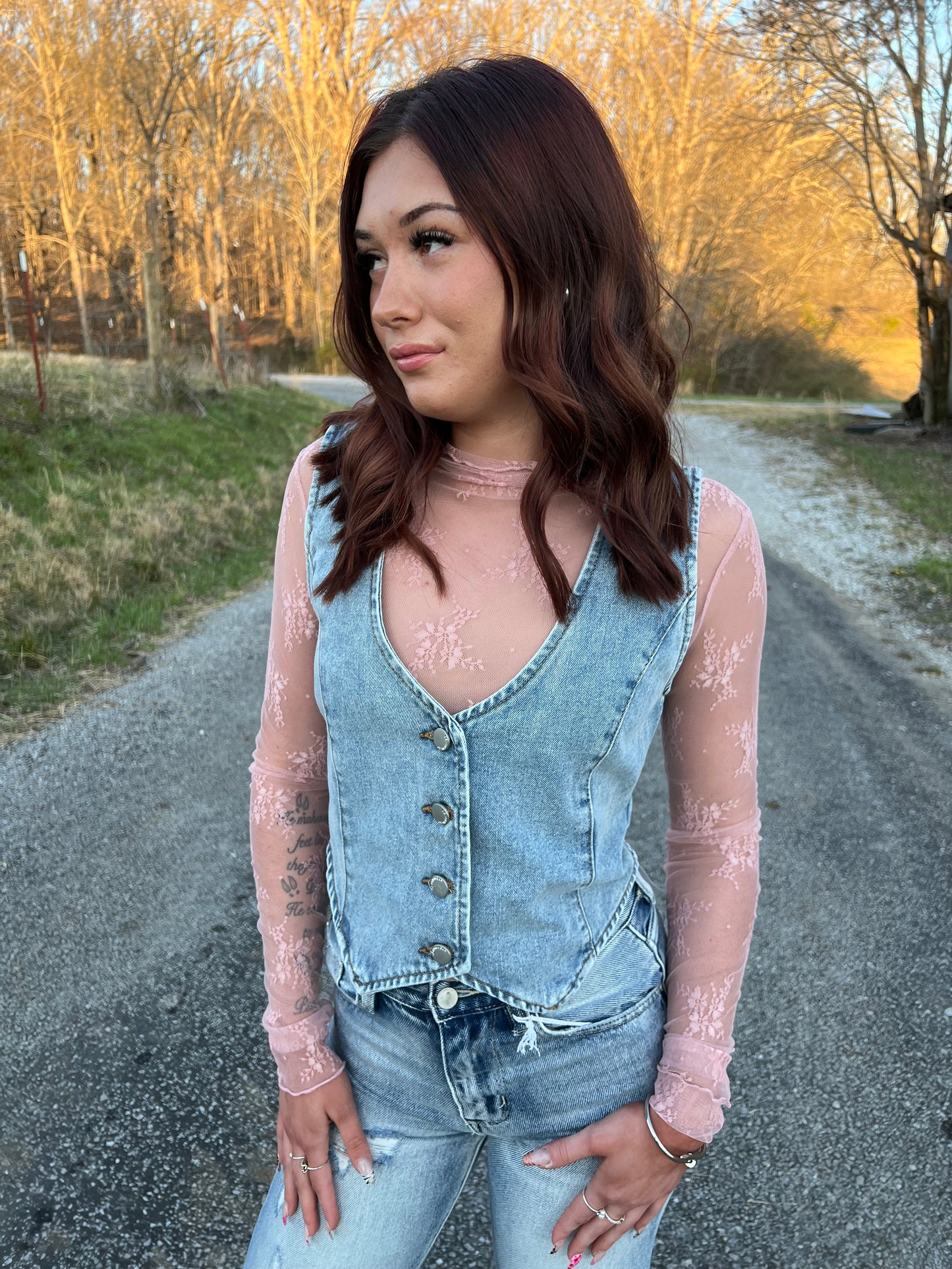 Lovely lace in pink