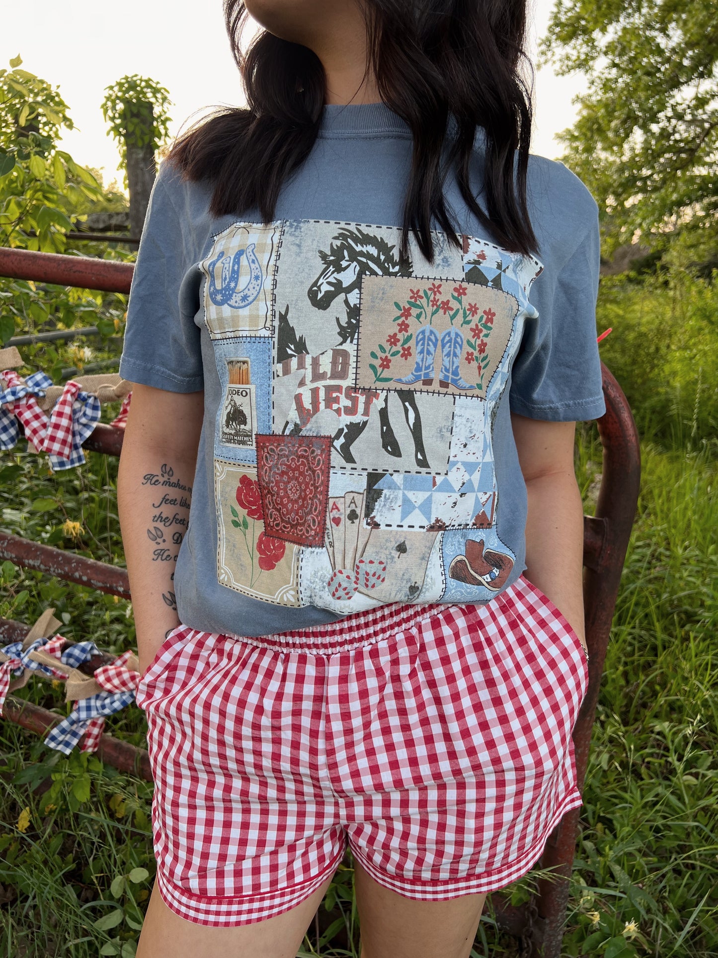 Patch rodeo tee