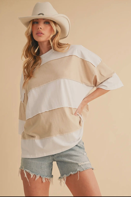 Polly Color block top